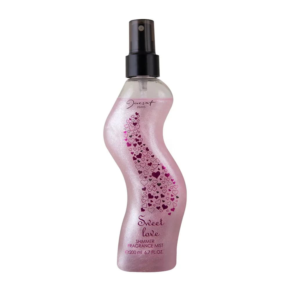 بادی اسپلش شاین دار سوئیت لاو ژک ساف 200 میل | Jacsaf Sweet Love Shimmer Body Splash 200ml — تصویر ۲