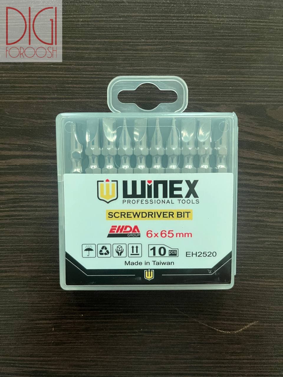 نوک پیچ گوشتی دوسو چهارسو WINEX ست ۱۰ عددی