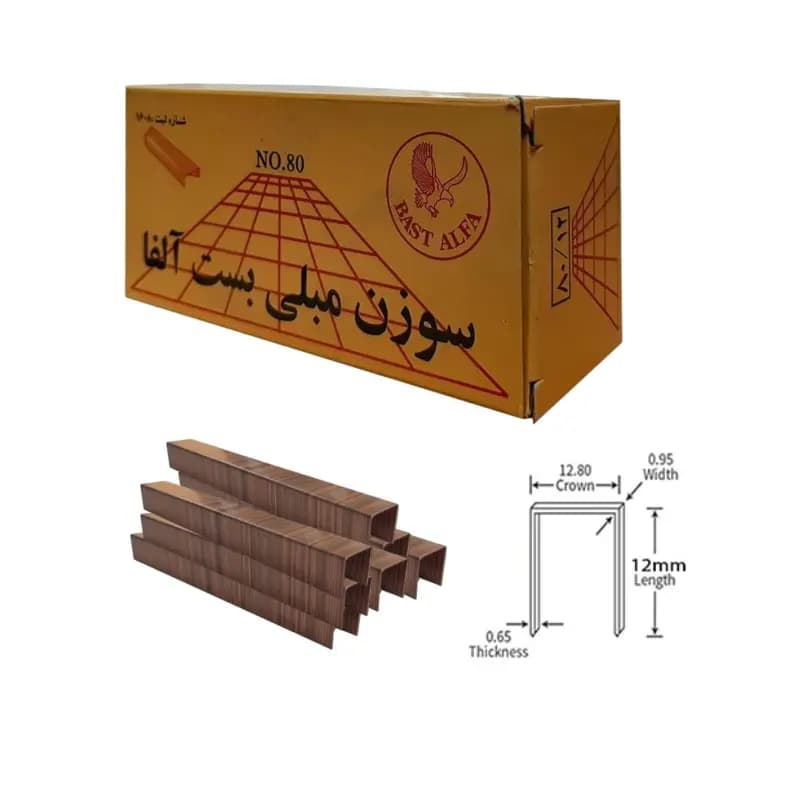 سوزن منگنه آلفا مدل 80/12 بسته 3000 عددی – خرید کارتنی
