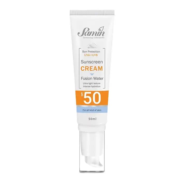 ضدآفتاب فیوژن واتر مناسب انواع پوست SPF50 ثمین