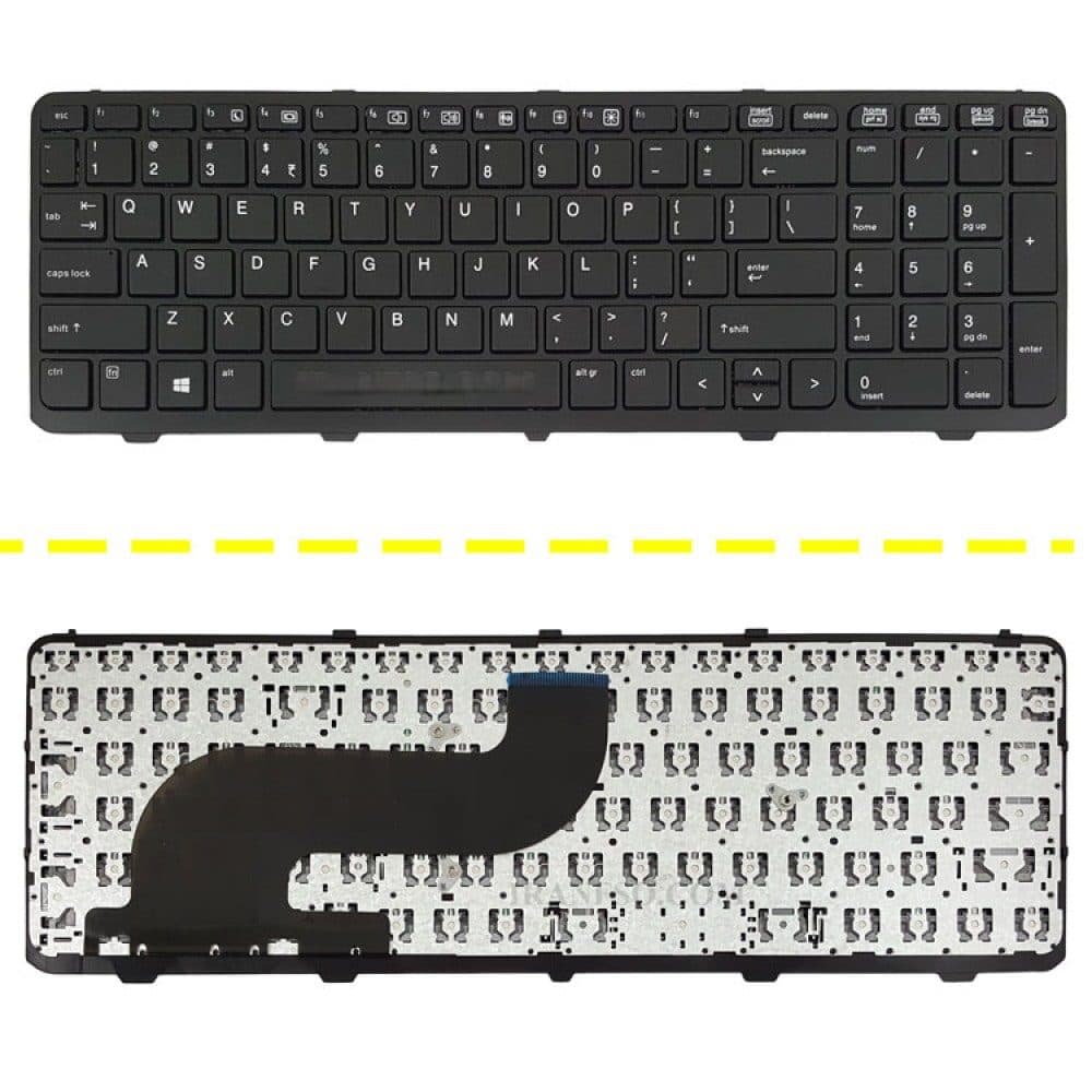 کیبرد لپ تاپ اچ پی Probook 650-G1 مشکی-با فریم