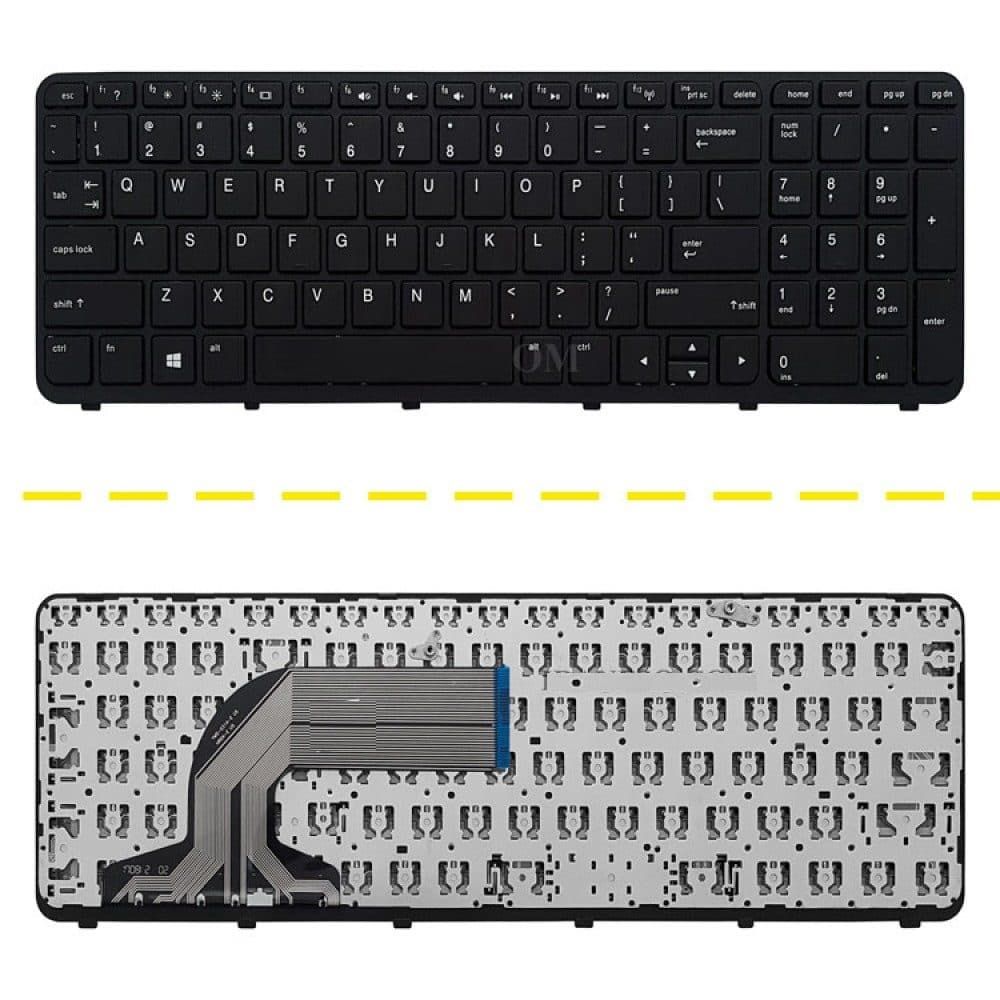 کیبرد لپ تاپ اچ پی ProBook 350-G2 مشکی-اینترکوچک با فریم — تصویر ۲