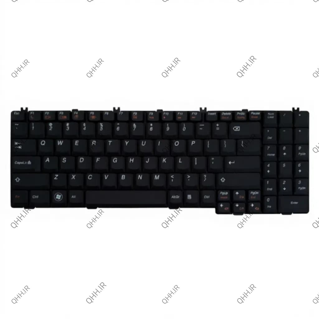 کیبرد لپ تاپ لنوو IdeaPad G550 مشکی — تصویر ۴