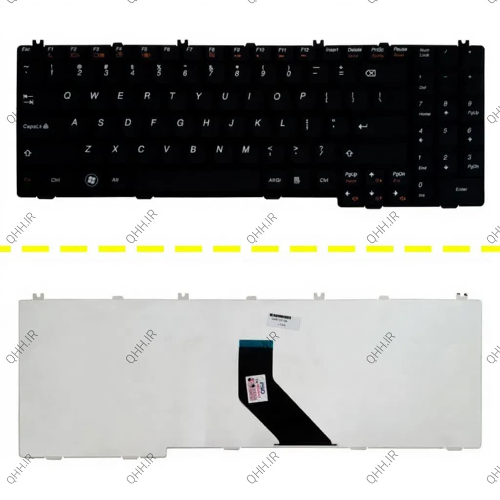 کیبرد لپ تاپ لنوو IdeaPad G550 مشکی — تصویر ۳