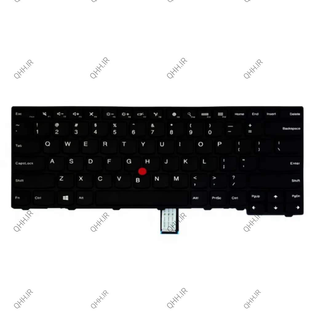 کیبرد لپ تاپ لنوو ThinkPad E431 مشکی-با موس-با فریم — تصویر ۴