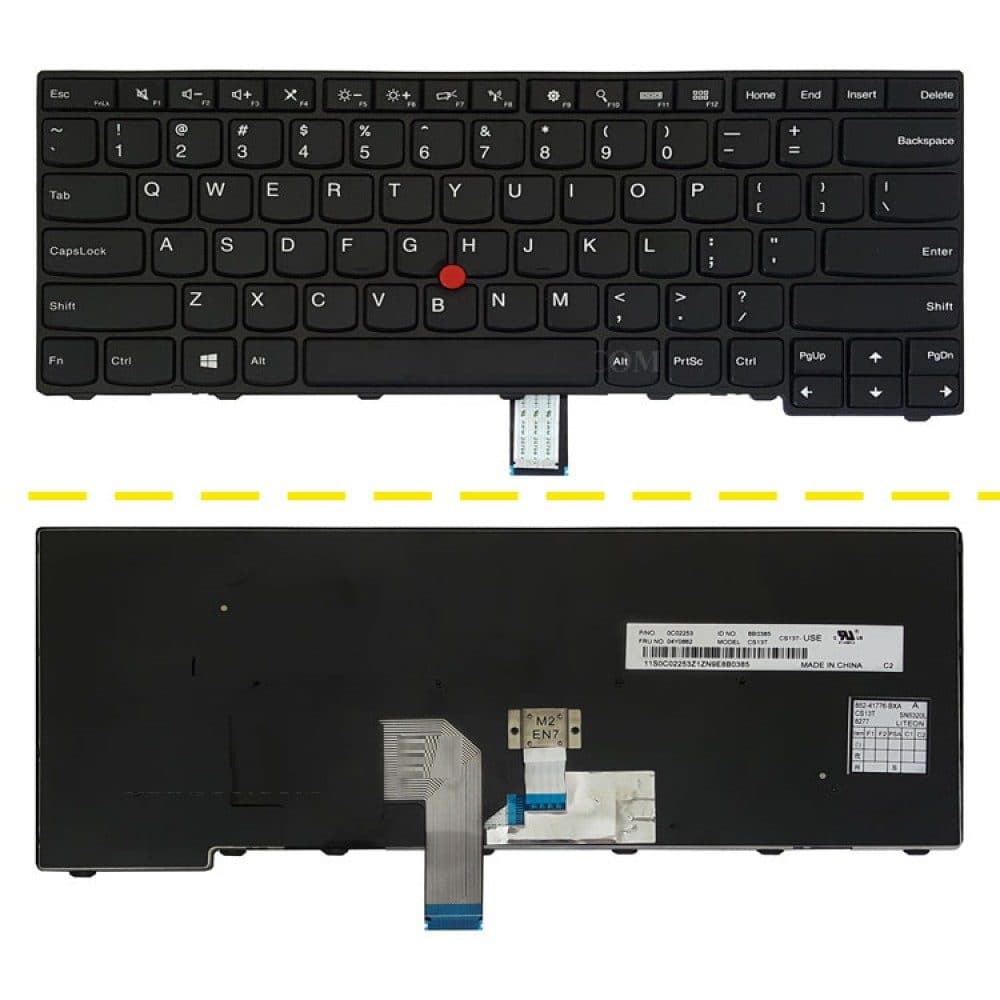 کیبرد لپ تاپ لنوو ThinkPad E431 مشکی-با موس-با فریم