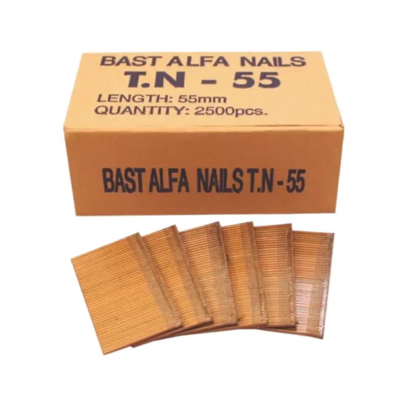 میخ بست آلفا مدل T.N-55 بسته 2500 عددی