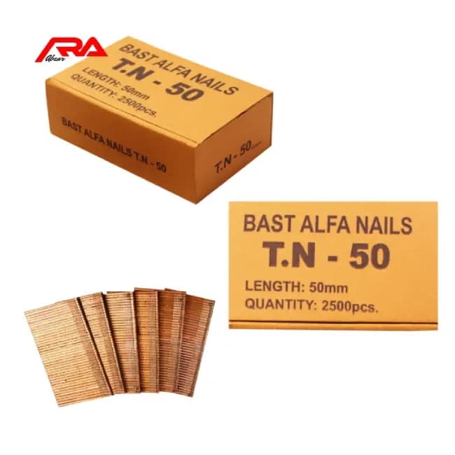 میخ بست آلفا مدل T.N-50 بسته 2500 عددی — تصویر ۳
