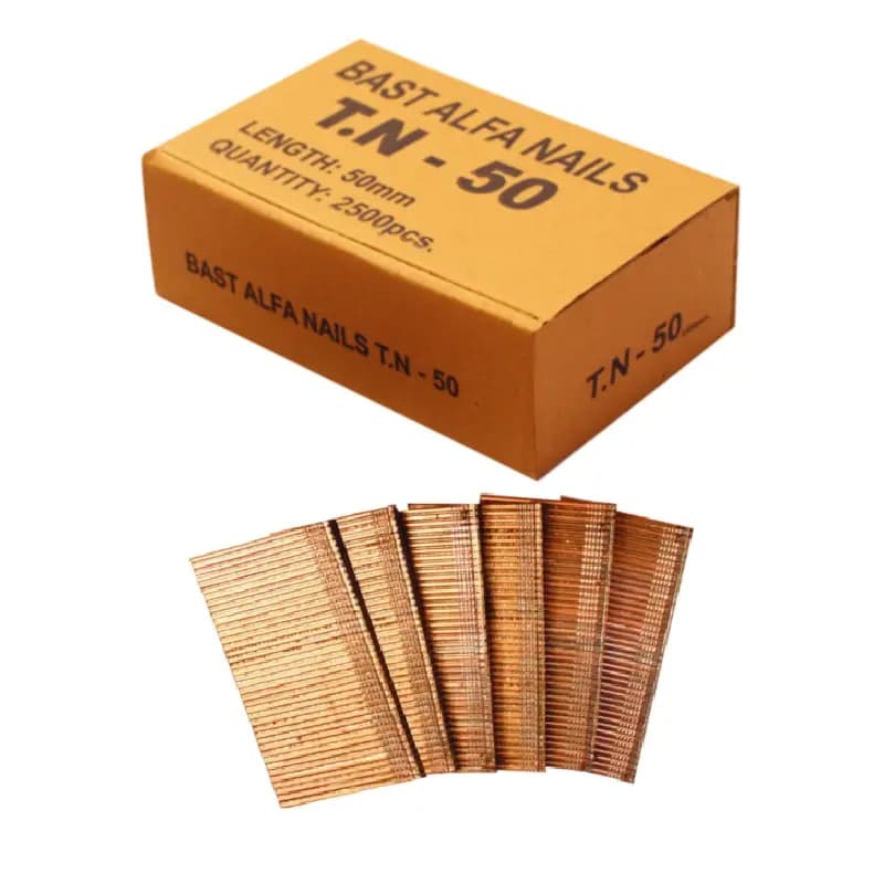 میخ بست آلفا مدل T.N-50 بسته 2500 عددی