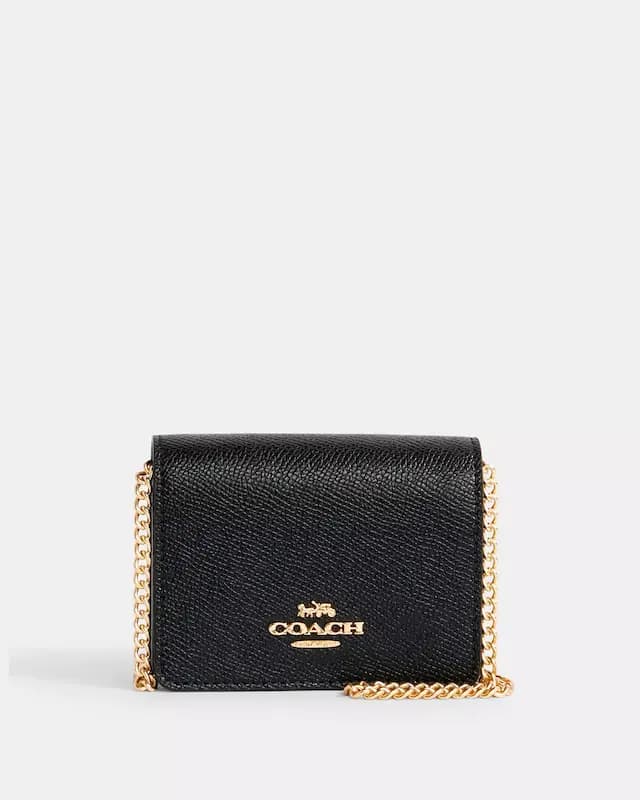 کیف دوشی کوچ مینی (Coach Mini Flap Wallet) — تصویر ۴