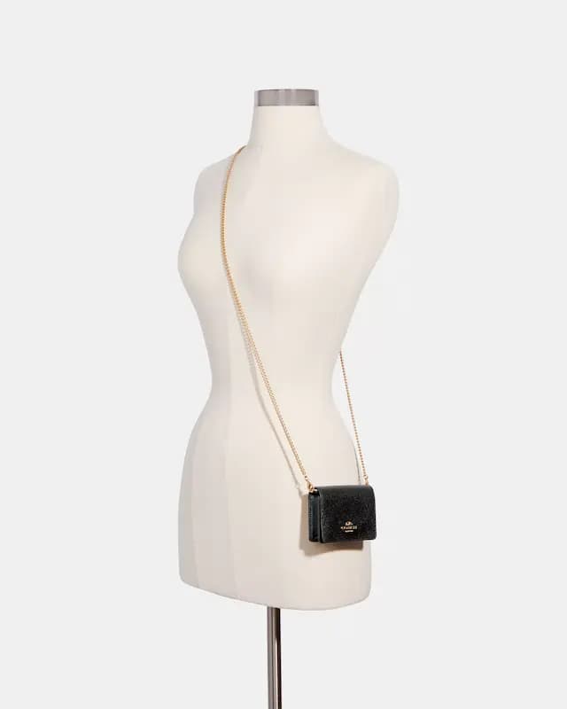 کیف دوشی کوچ مینی (Coach Mini Flap Wallet) — تصویر ۶