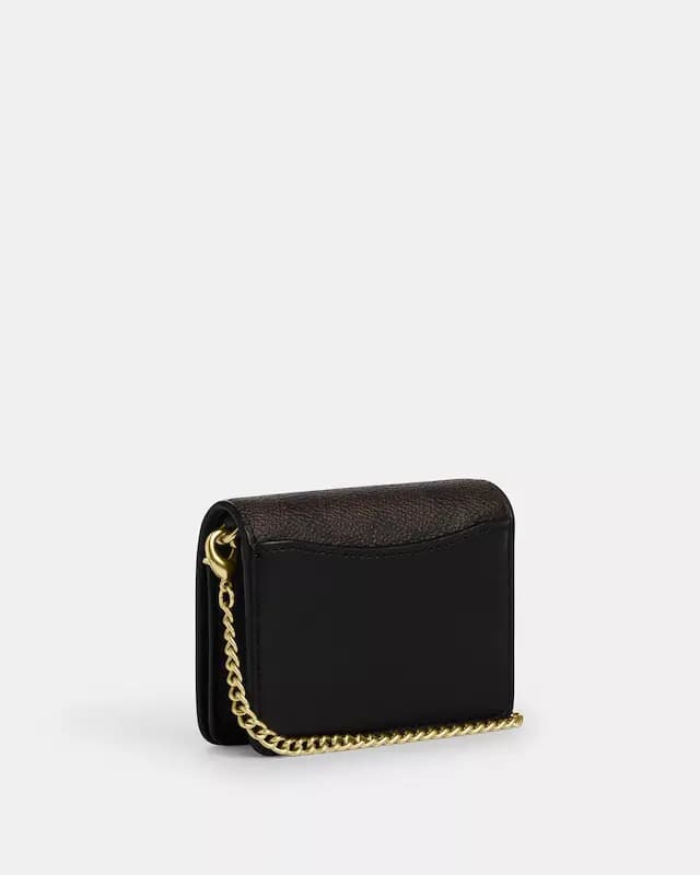 کیف دوشی کوچ مینی (Coach Mini Flap Wallet) — تصویر ۵