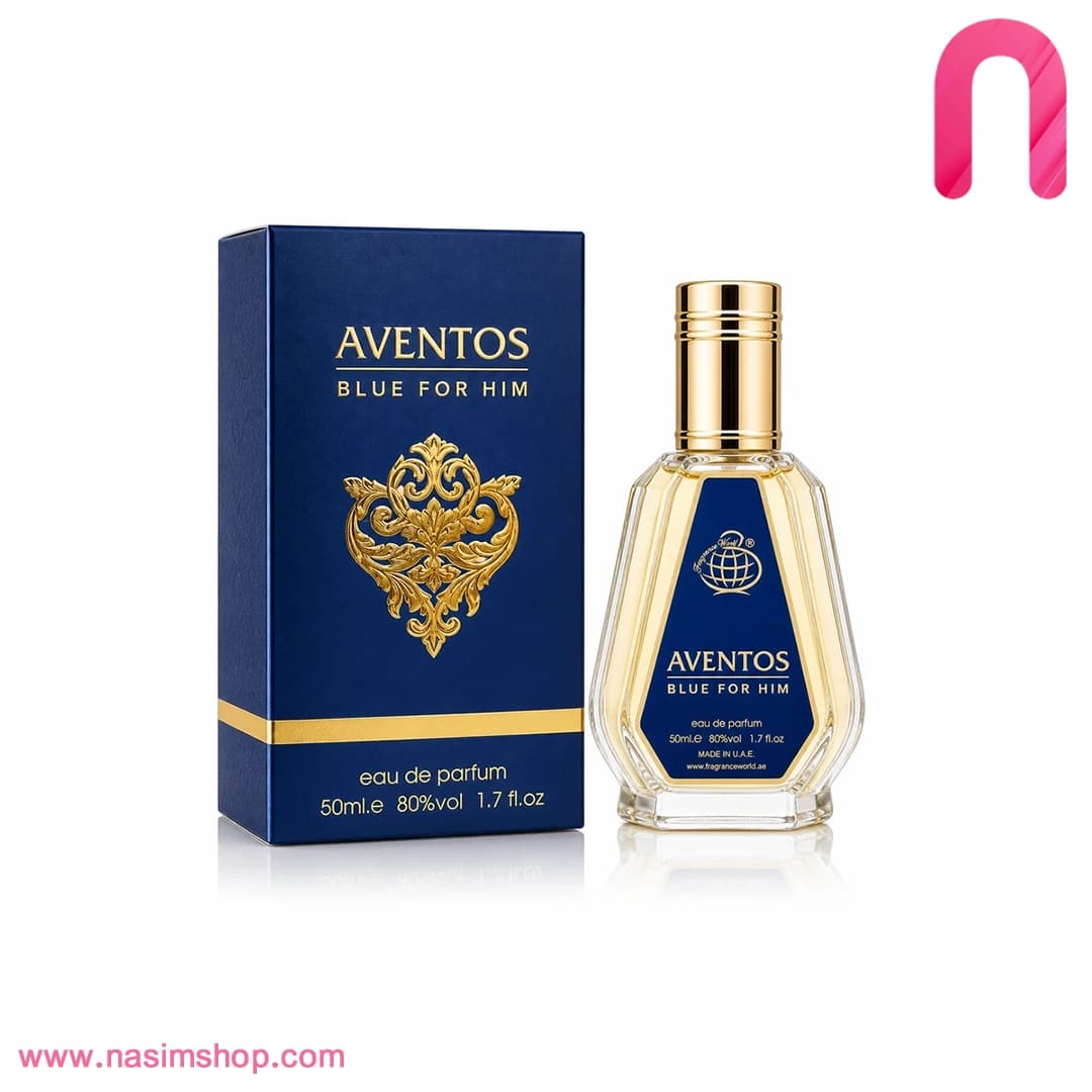 ادوپرفیوم مردانه مدل Aventos Blue For Him فراگرنس ورد