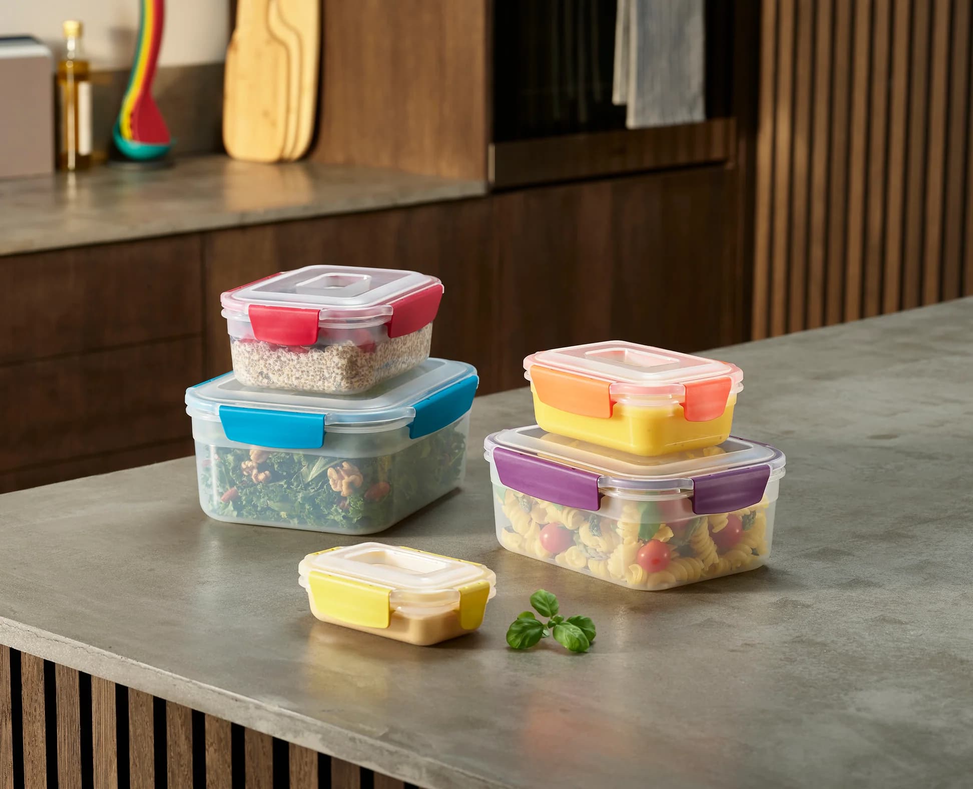 ست 5 عددی ظروف نگهداری غذا جوزف جوزف joseph joseph Nest™ Lock 5-piece Multicolour Food Container Set