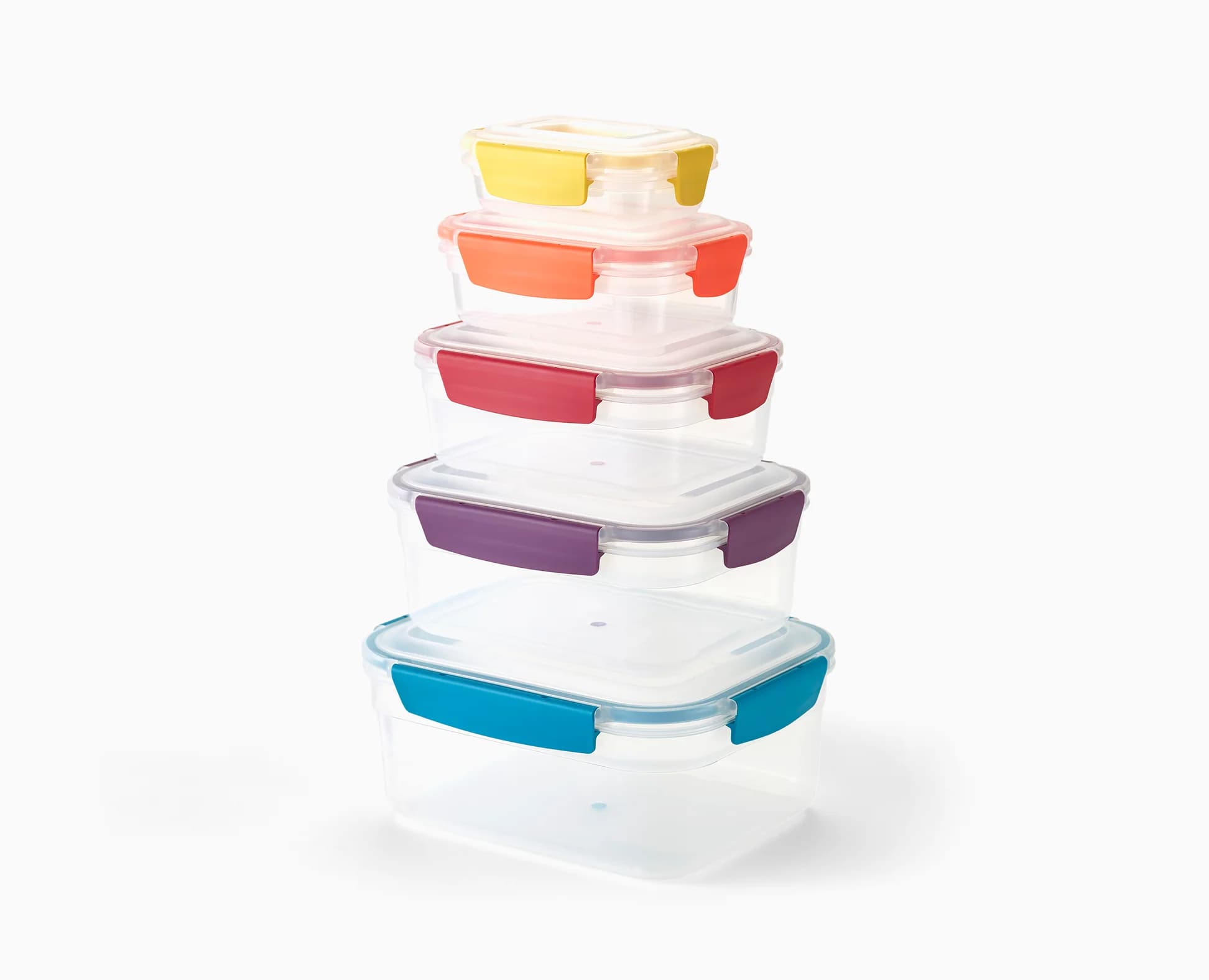 ست 5 عددی ظروف نگهداری غذا جوزف جوزف joseph joseph Nest™ Lock 5-piece Multicolour Food Container Set — تصویر ۵