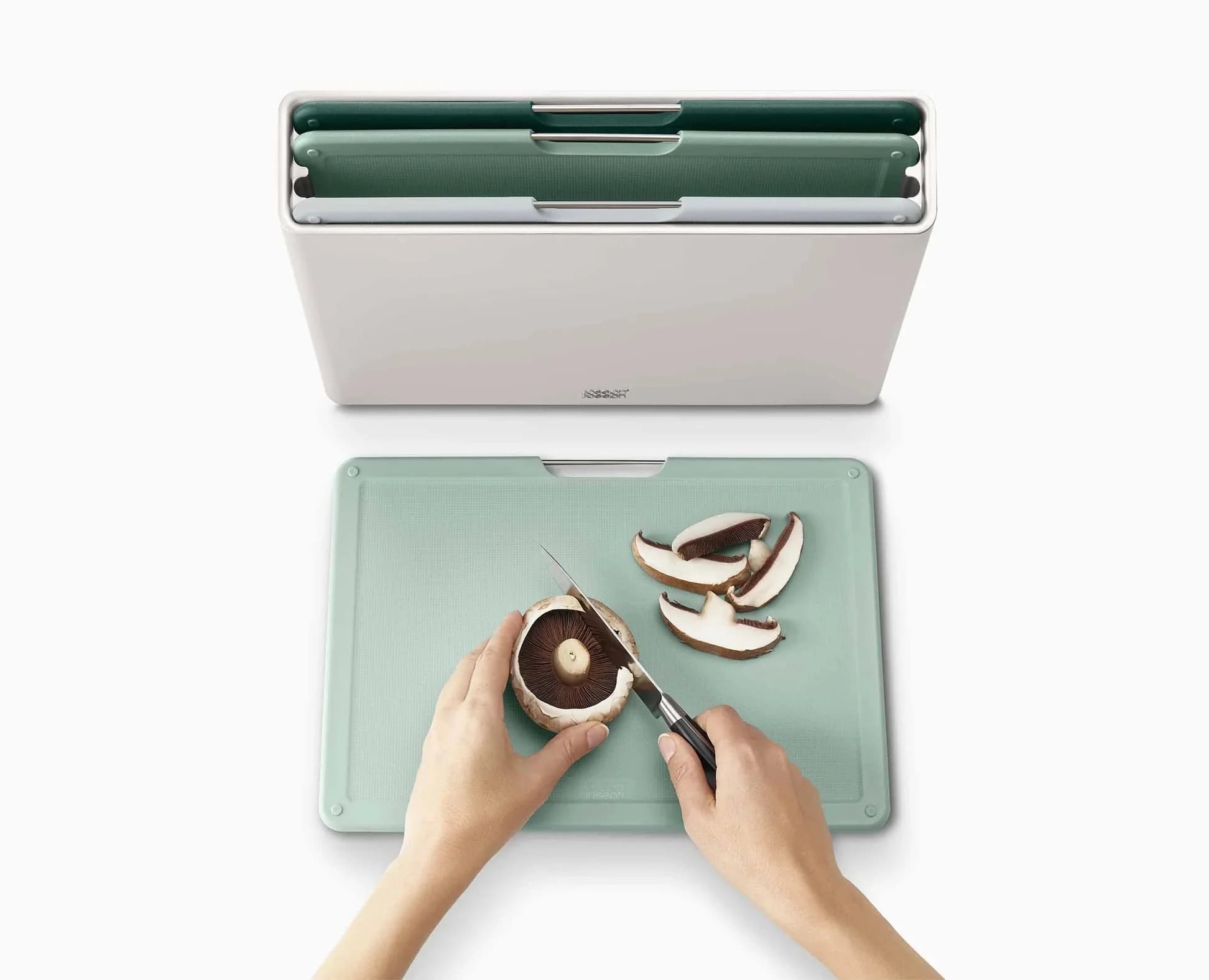 ست 5 عددی تخته برش جوزف جوزف سبز Joseph Joseph Folio Large Chopping Boards, Set of 5, green — تصویر ۵