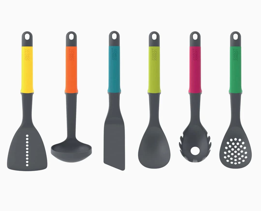 ست کفگیر و ملا قه 7 پارچه رنگی جوزف جوزف با پایه گردان Joseph Joseph Elevate Utensils Carousel Multicolor, Set of 7 — تصویر ۶