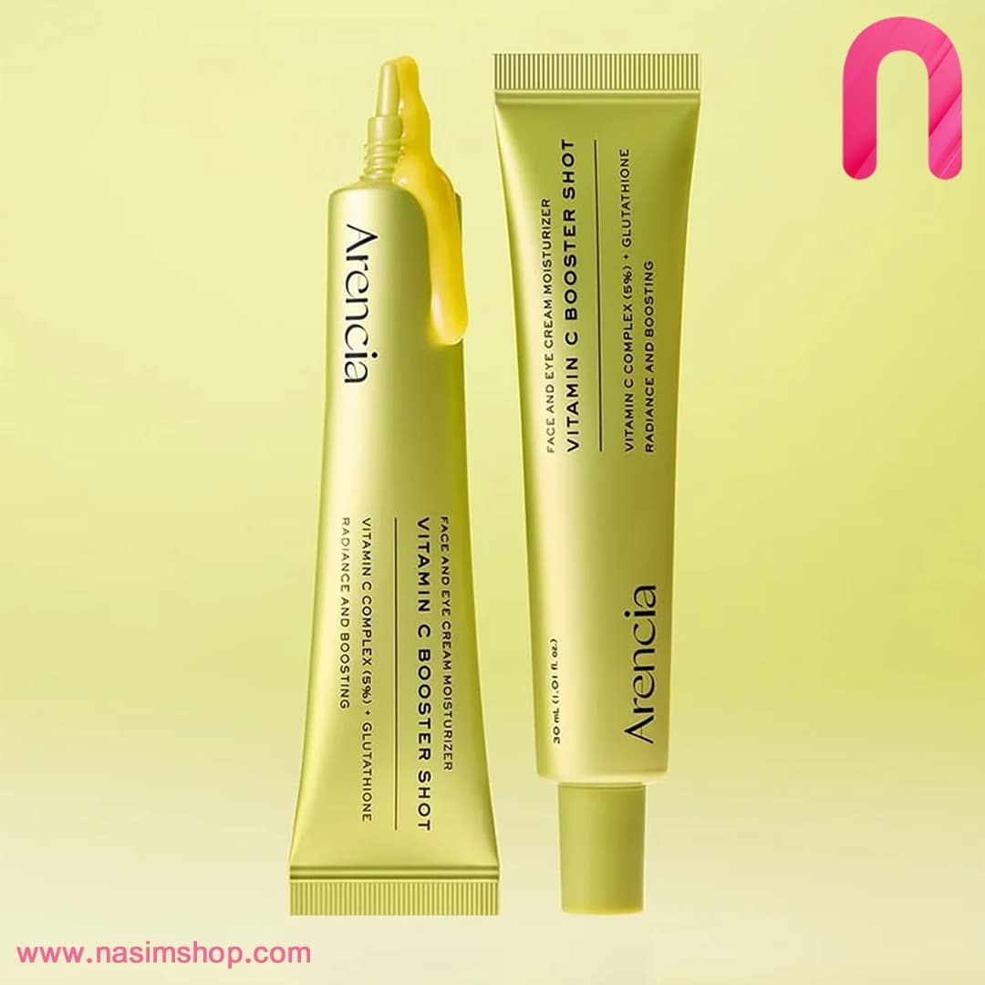 کرم روشن‌کننده و ضد لک ویتامین C مدل Booster Shot آرنسیا — تصویر ۲