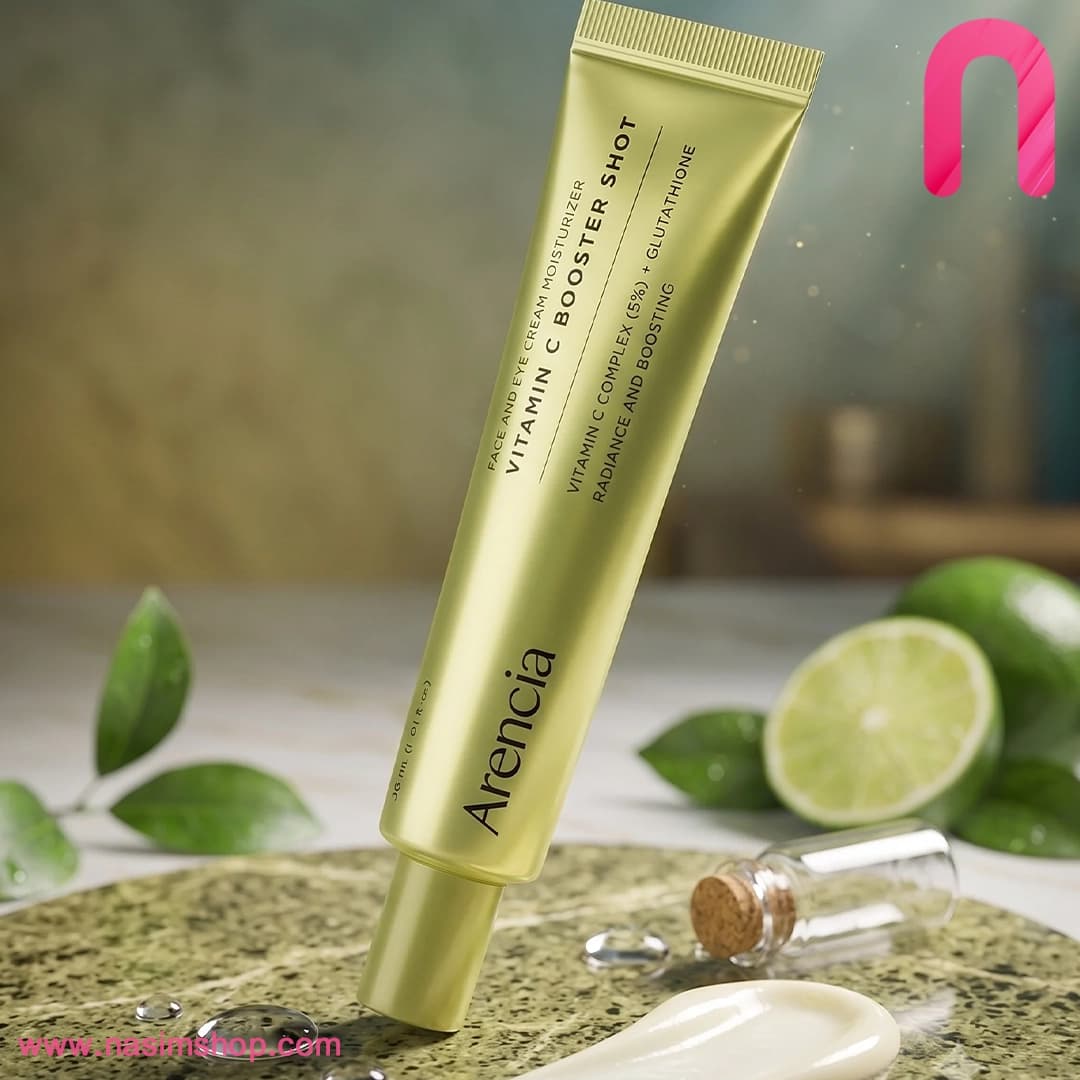 کرم روشن‌کننده و ضد لک ویتامین C مدل Booster Shot آرنسیا — تصویر ۳