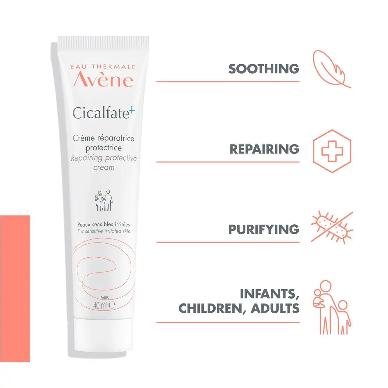 کرم ترمیم کننده سیکالفیت پلاس اون اصل (Avene Cicalfate+) — تصویر ۴