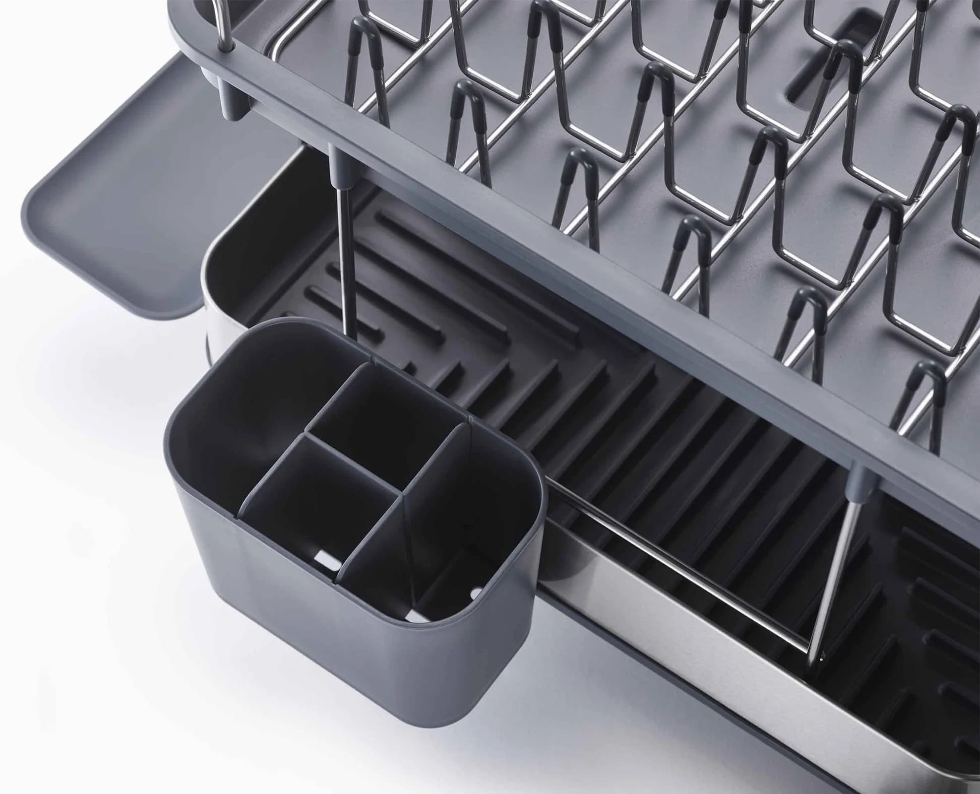 آبچکان دو طبقه جوزف جوزف مدل اکسل Joseph Joseph Excel Steel 2-Tier Dish Rack — تصویر ۲