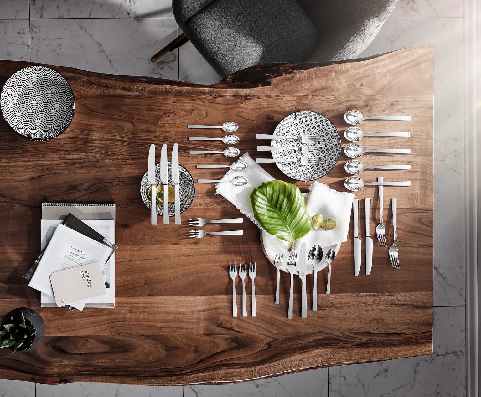 سرویس قاشق و چنگال 30 پارچه زولینگ مدل کینگ ZWILLING King 30-pc Flatware Set, 18/10 Stainless Steel — تصویر ۳