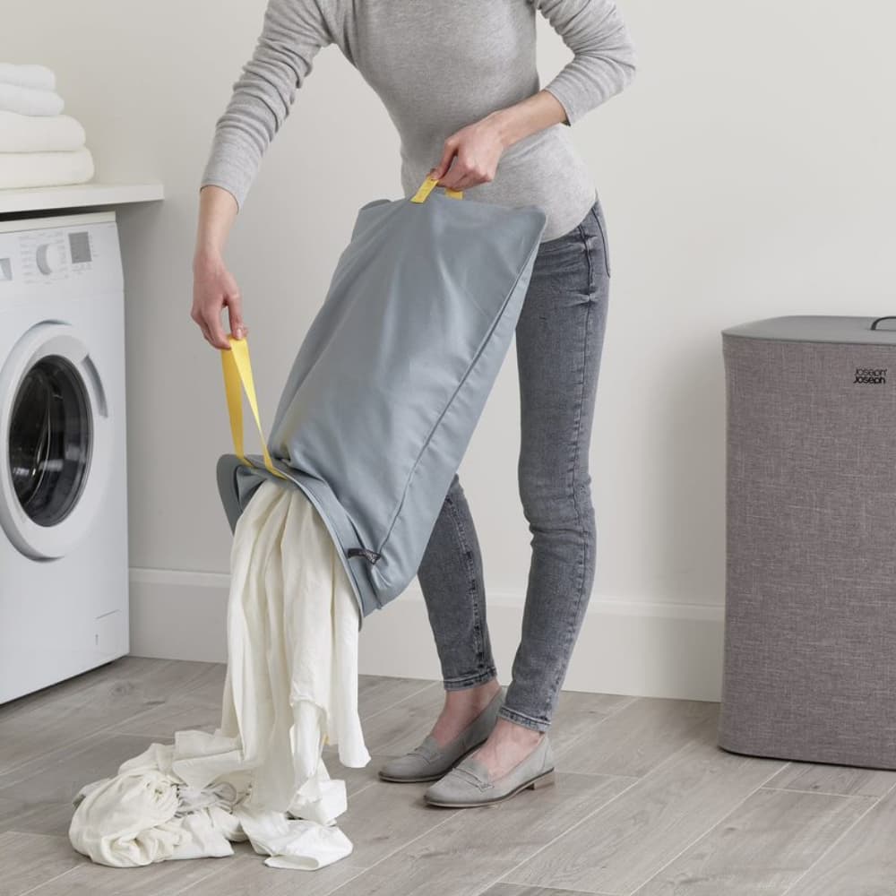 سبد لباس رختکن جوزف جوزف 90 لیتری مدل توتا طوسی Joseph Joseph Tota Grey Laundry Separation Basket, 90 l — تصویر ۶