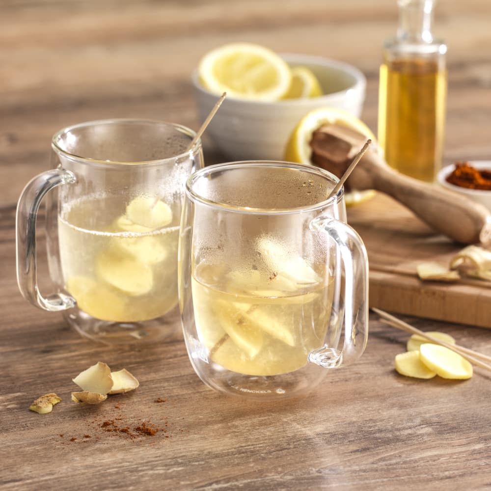 ست دو عددی لیوان دسته دار شیشه ای دو جداره 350ml ZWILLING Sorrento Plus Double Wall Mugs 350ml, Set of 2