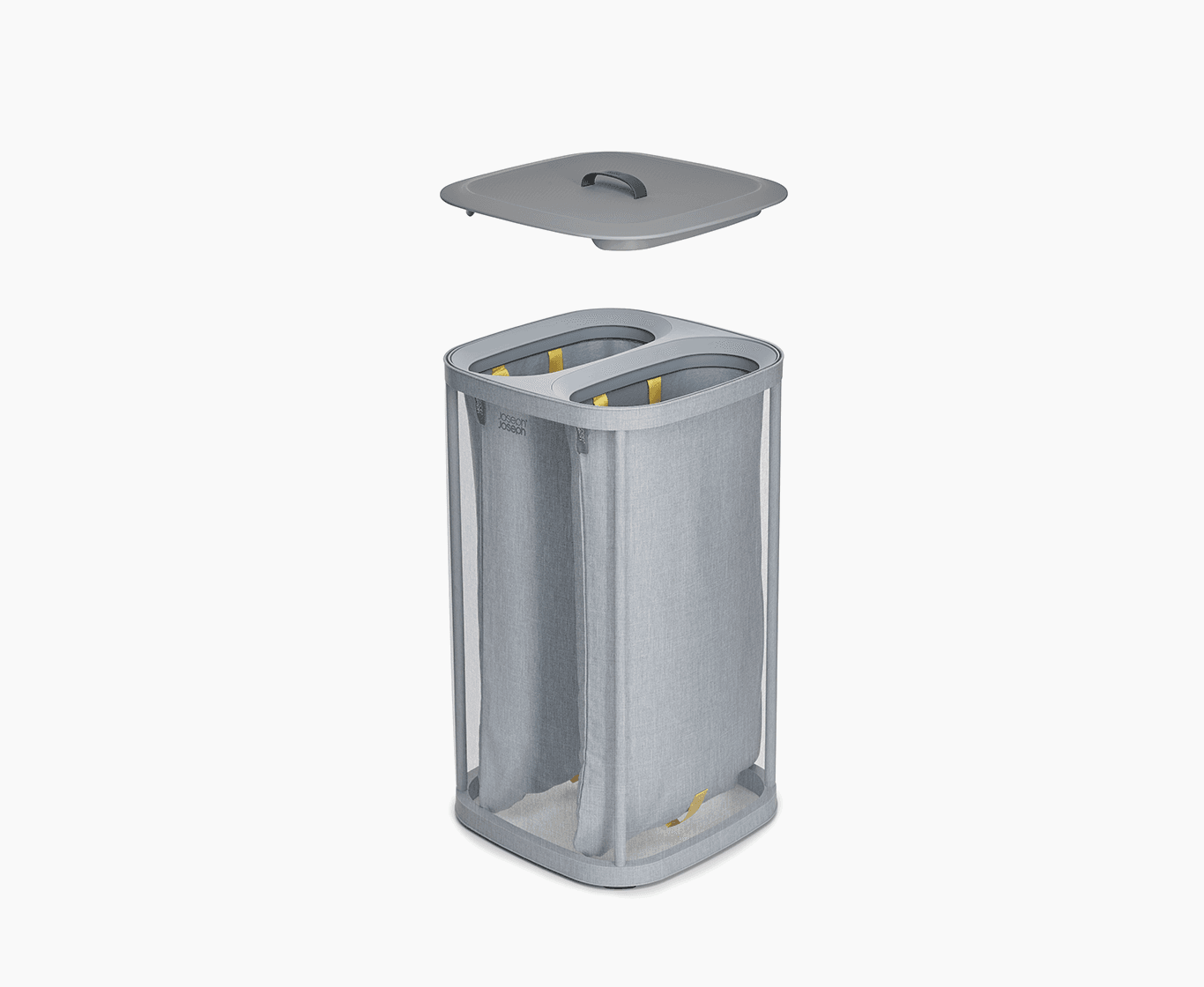 سبد لباس رختکن جوزف جوزف 60 لیتری مدل توتا خاکستریJoseph Joseph Tota Grey Laundry Separation Basket, 60 L — تصویر ۶