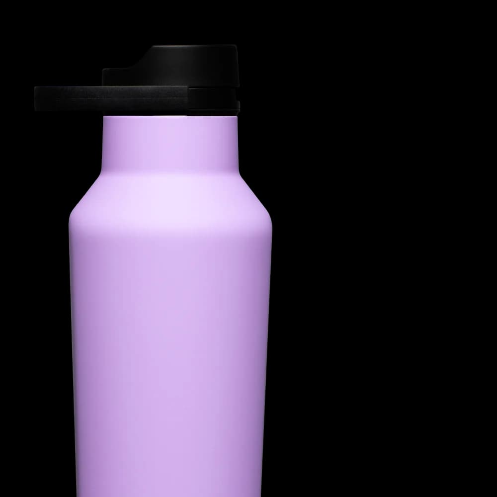 بطری آب سرد و گرم نگهدارنده کورکسیکل بنفش Corkcicle Series A Sport Canteen, 946 ml-lilac — تصویر ۲