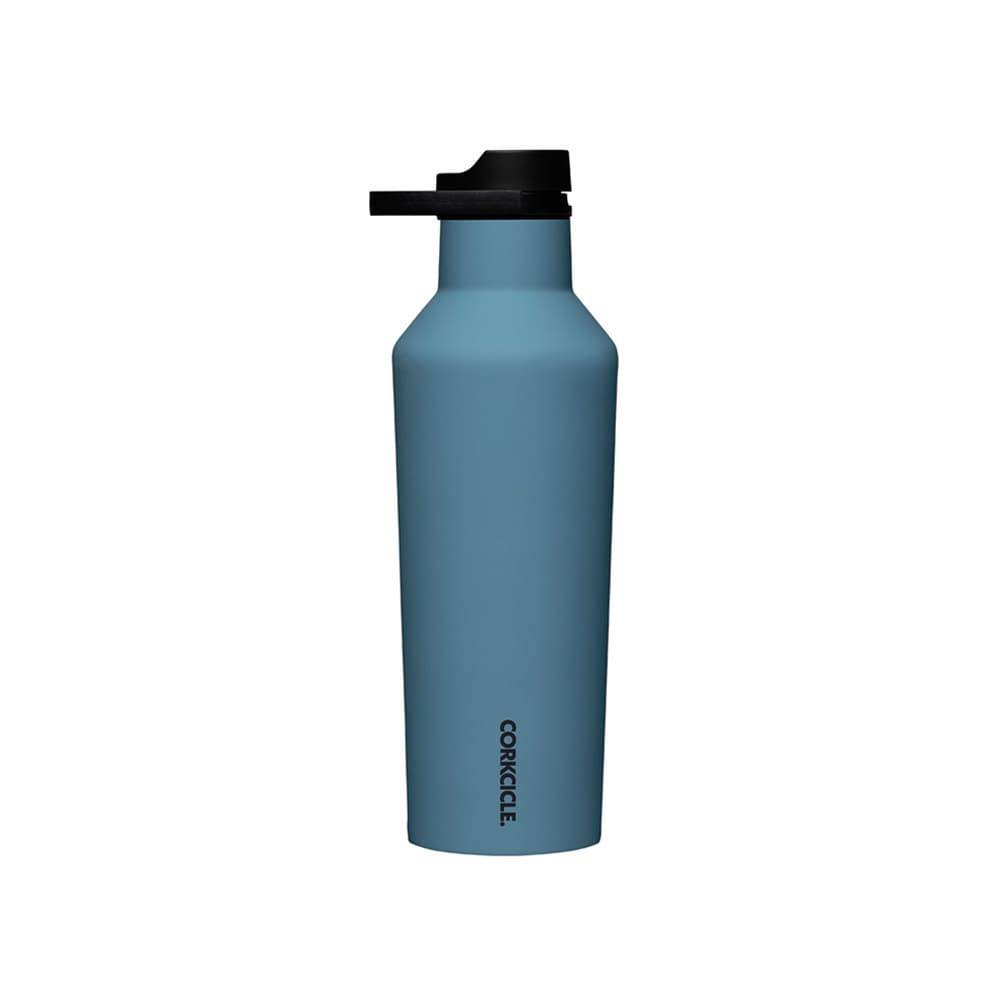 بطری آب سرد و گرم نگهدارنده کورکسیکل آبی Corkcicle Series A Sport Canteen, 946 ml-storm — تصویر ۴