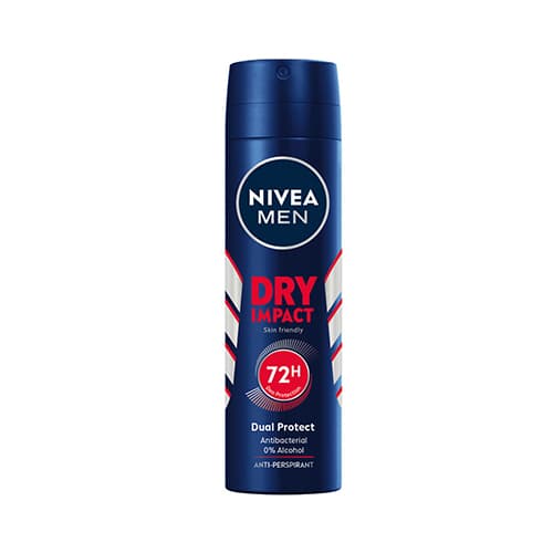 اسپری دئودورانت 72 ساعته مردانه DRY IMPACT نيوآ 150 ميل
