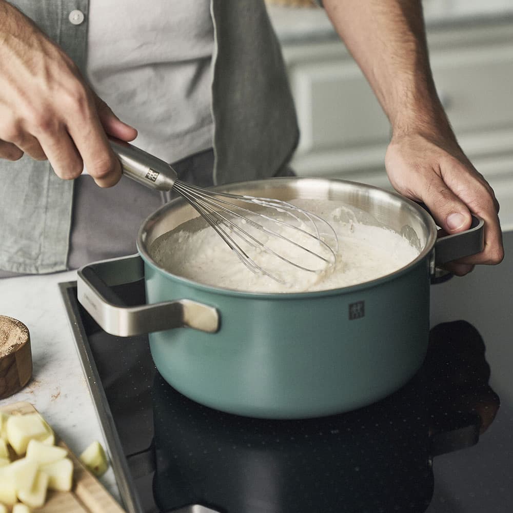 سرویس قابلمه 3پارچه زولینگ مدل پیور رنگ سبز ZWILLING Pure Cookware, Set of 3 green — تصویر ۳