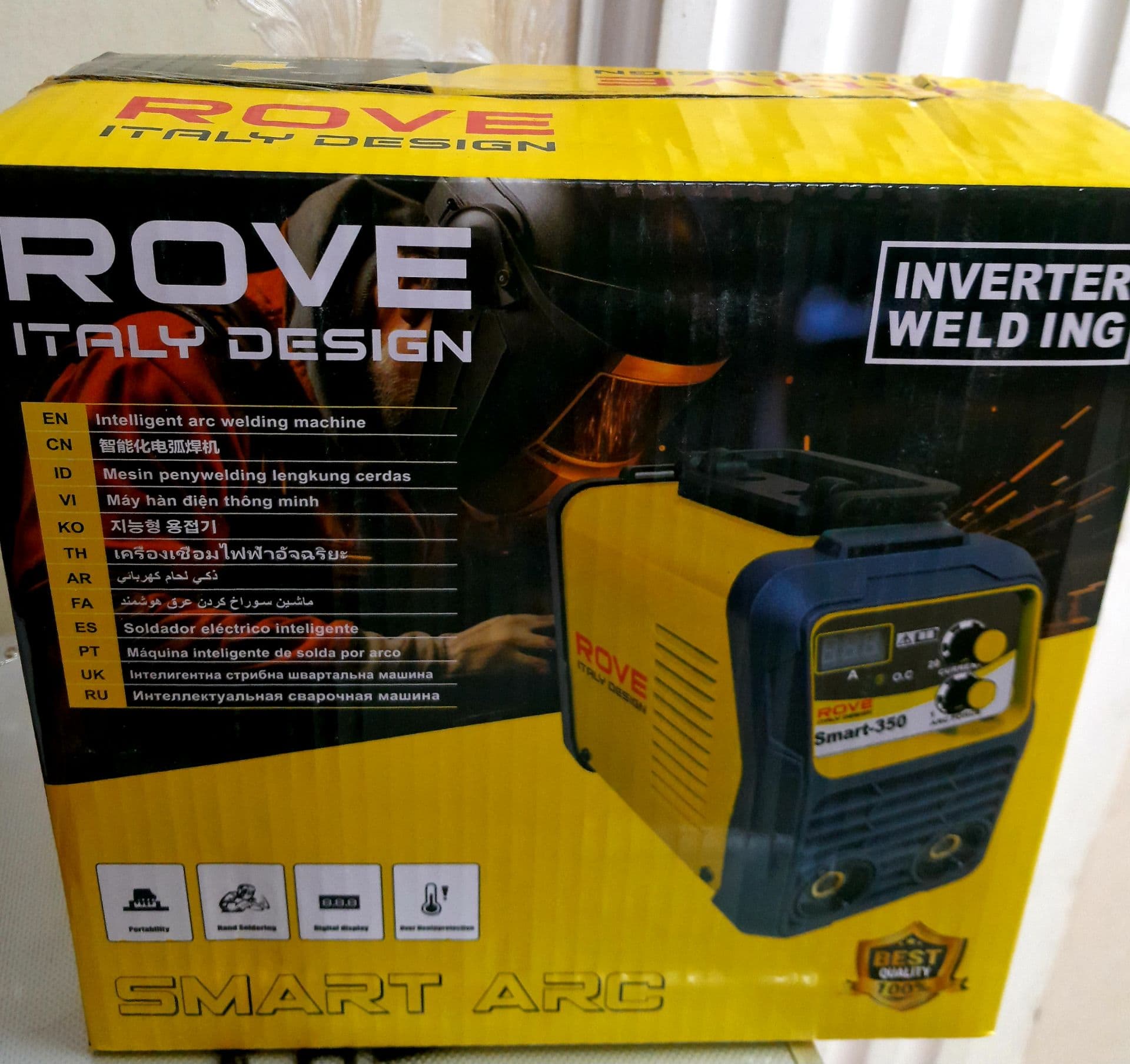 دستگاه جوش اینورترROVEمدل350-SMART با گارانتی — تصویر ۴