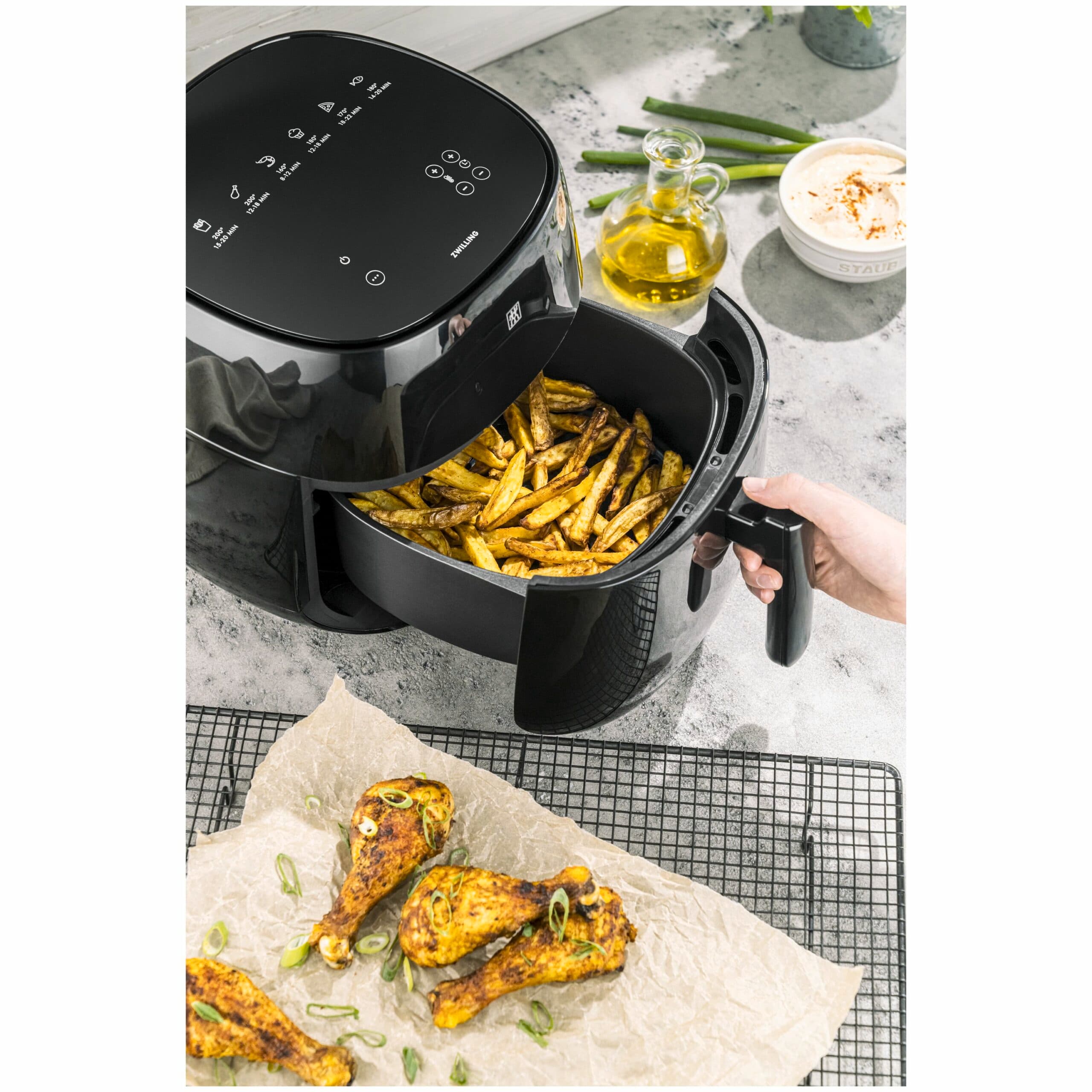 سرخ کن ( هواپز )زولینگ 4 لیتر zwilling enfinigy air fryer — تصویر ۲
