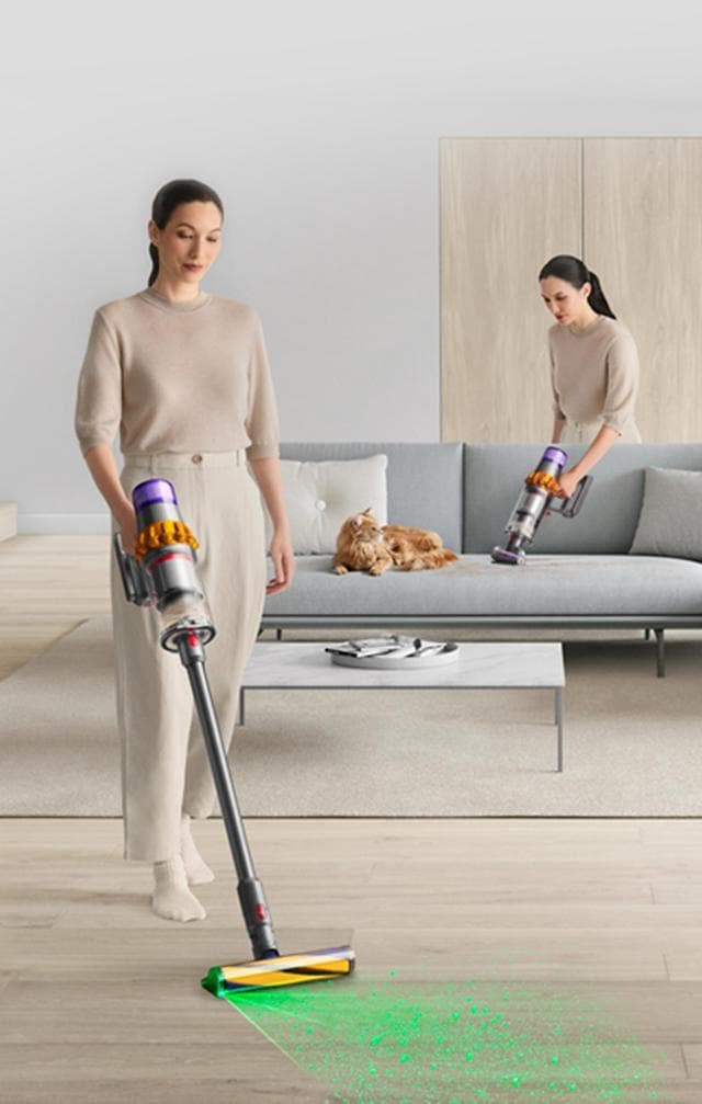 جارو برقی شارژی دایسون مدل Dyson v15 detect absolute vacuum v15 — تصویر ۲