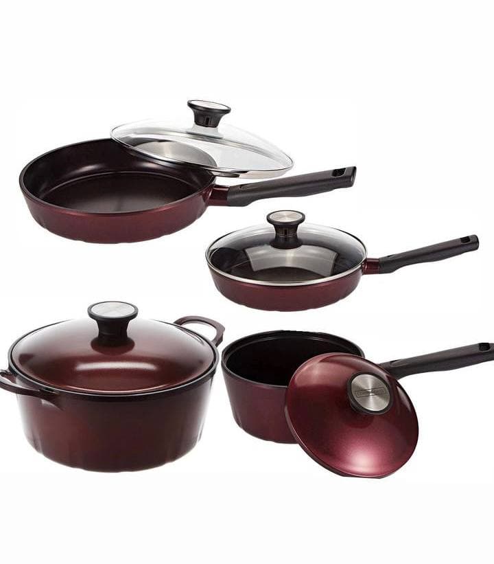 سرویس 8 پارچه کورنینگ ور زرشکی corningware retroflam 8 pcs set