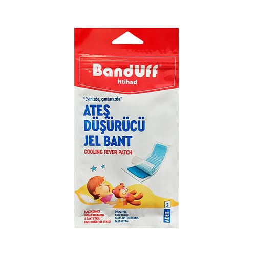 پچ خنک كننده ضد تب BandUff بسته 3 عددی