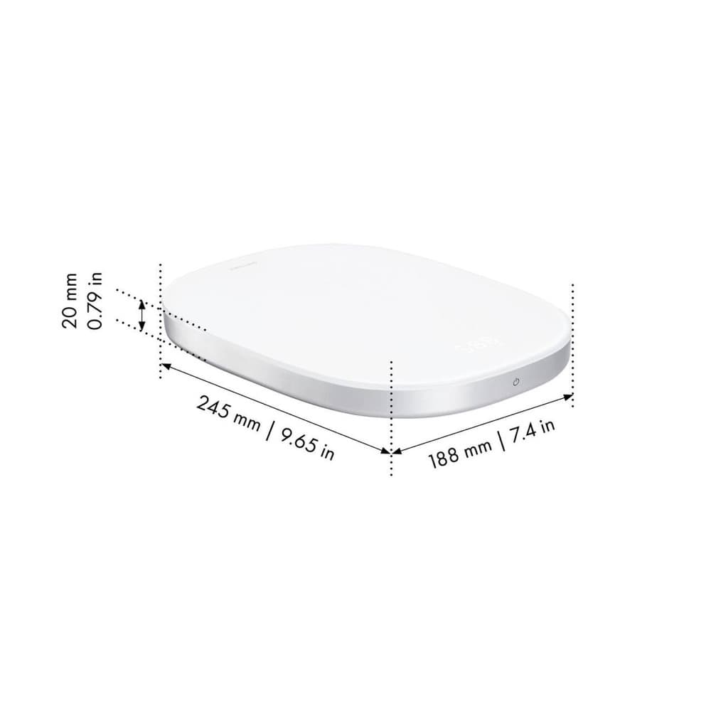ترازوی آشپزخانه دیجیتال زولینگ سفید ZWILLING ENFINIGY DIGITAL KITCHEN SCALE WHITE — تصویر ۳