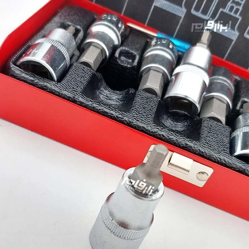 جعبه بکس 9 عددی آلنی شش گوش H هانسول مدل HS8558 — تصویر ۲