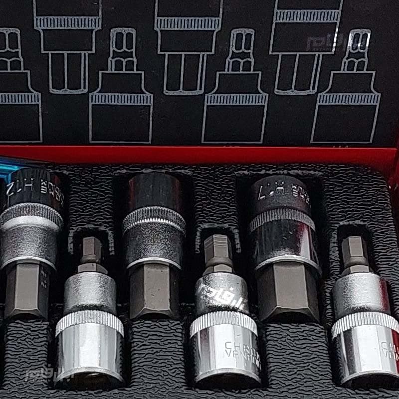 جعبه بکس 9 عددی آلنی شش گوش H هانسول مدل HS8558 — تصویر ۴