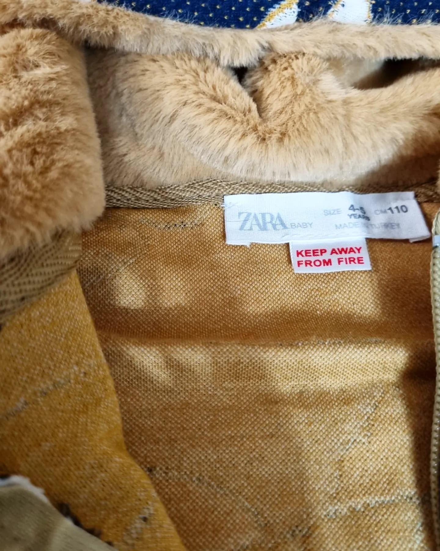 سرهمی بچه گانه دخترانه گرم زارا — تصویر ۶