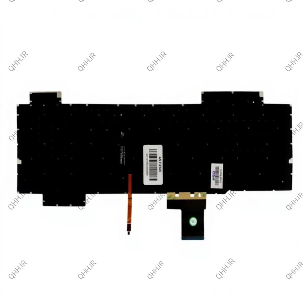 کیبرد لپ تاپ ایسوس TUF Gaming FX505 مشکی-اینترکوچک-بابک لایت-بدون فریم با کلید پاور — تصویر ۵