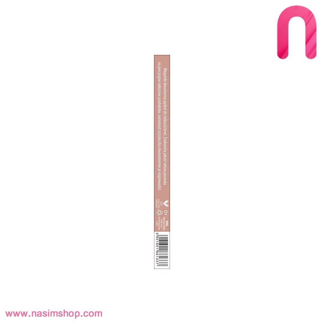 براش دوطرفه ابرو مدلBrow Brush 01 نام — تصویر ۲
