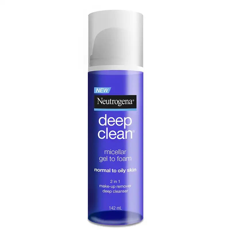 محلول آرایش پاک کن چشم نوتروژینا مدل Deep Clean — تصویر ۳