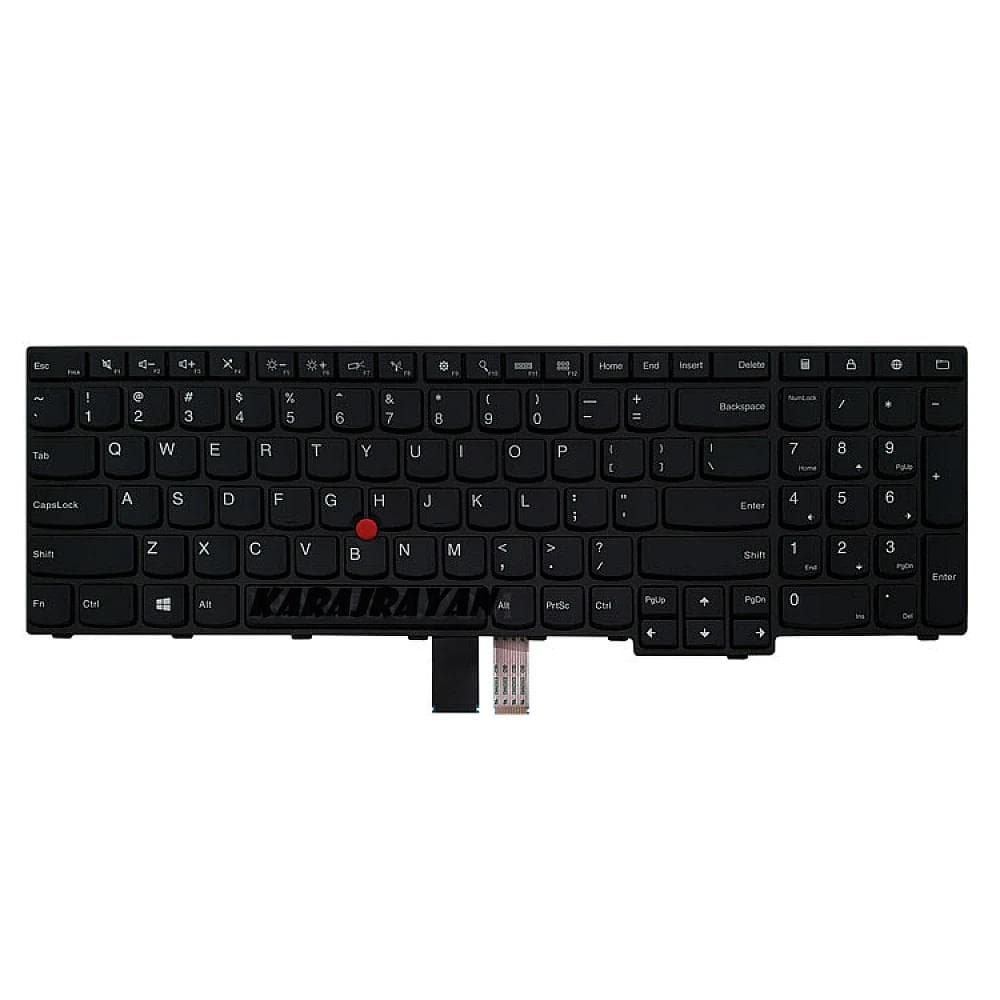 کیبرد لپ تاپ لنوو ThinkPad E550 مشکی-با موس-بافریم