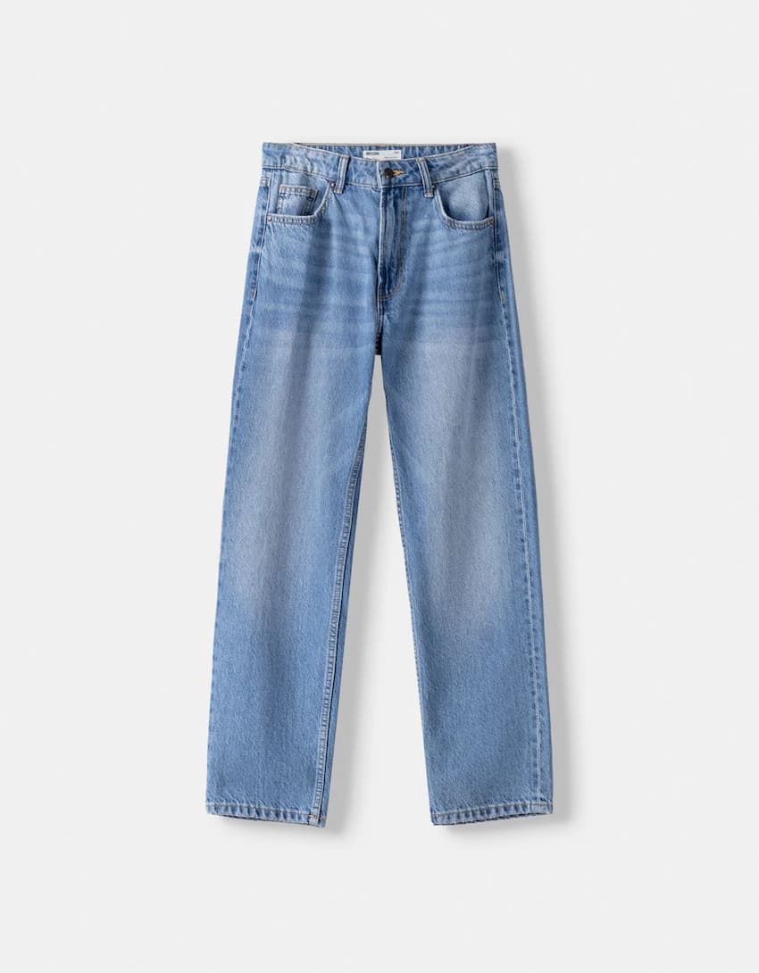 شلوار جین برشکا مدل Mom Jeans (در 4 رنگ)