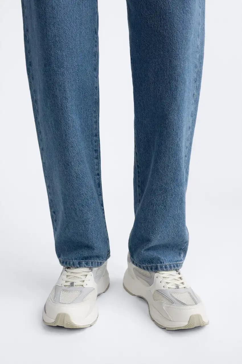 کفش اورجینال Zara مدل Multi-Piece Running Sneakers — تصویر ۶