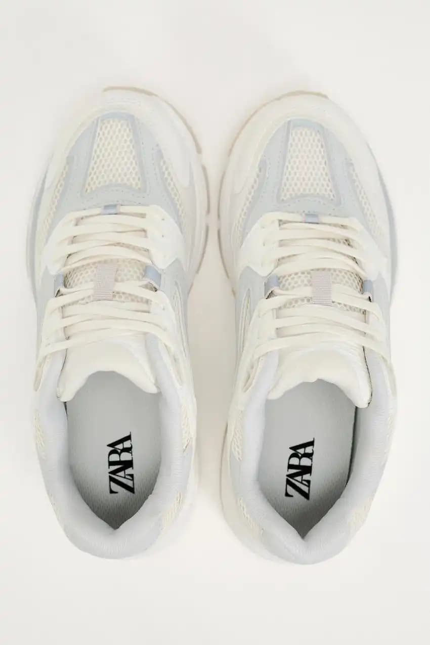 کفش اورجینال Zara مدل Contrast Running Trainers — تصویر ۶