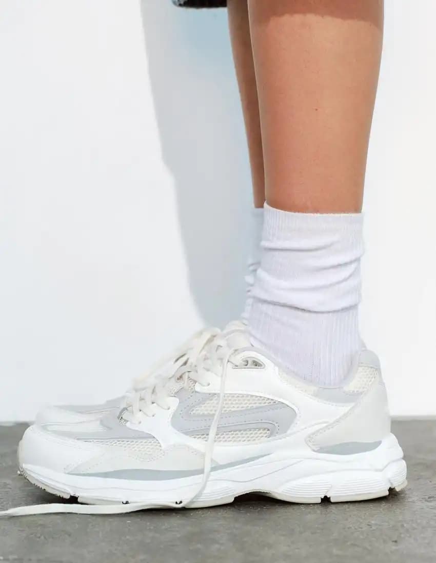 کفش اورجینال Zara مدل Contrast Running Trainers — تصویر ۴